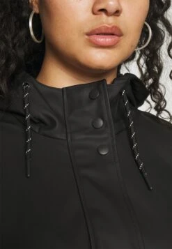 Vero Moda Curve Vmmalou Coated Jacket - Parka - Black -Vero Moda Winkel e00c6e05e0e346a18fdf1782fcdfd823