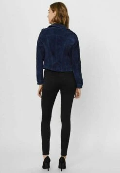 Vero Moda Leren Jas - Navy Blazer -Vero Moda Winkel e1f82d7756564e178ca0adf965da3f5d