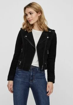 Vero Moda Leren Jas - Black