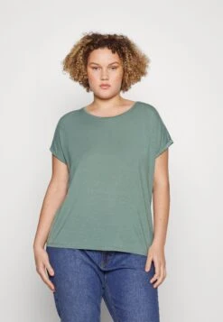 Vero Moda Curve Vmaya Plain - T-Shirt Basic - Laurel Wreath