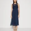 Vero Moda Vmmia Back Dress - Cocktailjurk - Navy -Vero Moda Winkel e47c2d9176bc4fd3b2484fe6f1057138