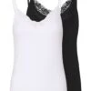 Vero Moda Vminge Singlet 2 Pack- Top - Black/Bright White -Vero Moda Winkel e658ac14da524ae7a61931a357ed2ac5