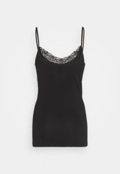 Vero Moda Tall Vminge Lace Singlet 2 Pack - Top - Black/Bright White -Vero Moda Winkel e754f82272b94362a111e2bbc8d9263b