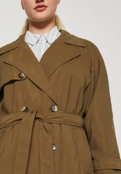 Vero Moda Curve Vmtessa Fie Long- Trenchcoat - Capers -Vero Moda Winkel e8ea78024e29478ead9c3e270c4da62a