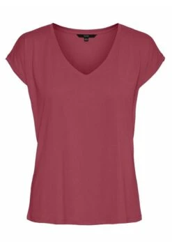 Vero Moda Vmfilli Ss V-Neck Ga Noos - T-Shirt Basic - Dry Rose -Vero Moda Winkel eaa3f6579cbf4b2798a1fd477ec0278b
