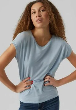 Vero Moda Vmava Plain Ss Gajrs Noos - T-Shirt Basic - Skyway -Vero Moda Winkel eae282270cf14dfd92d3224429362274