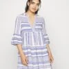 Vero Moda Vmdicthe - Jurk - Dazling Blue Comb -Vero Moda Winkel ecd95a3dd4214ce89a537779134cff5a