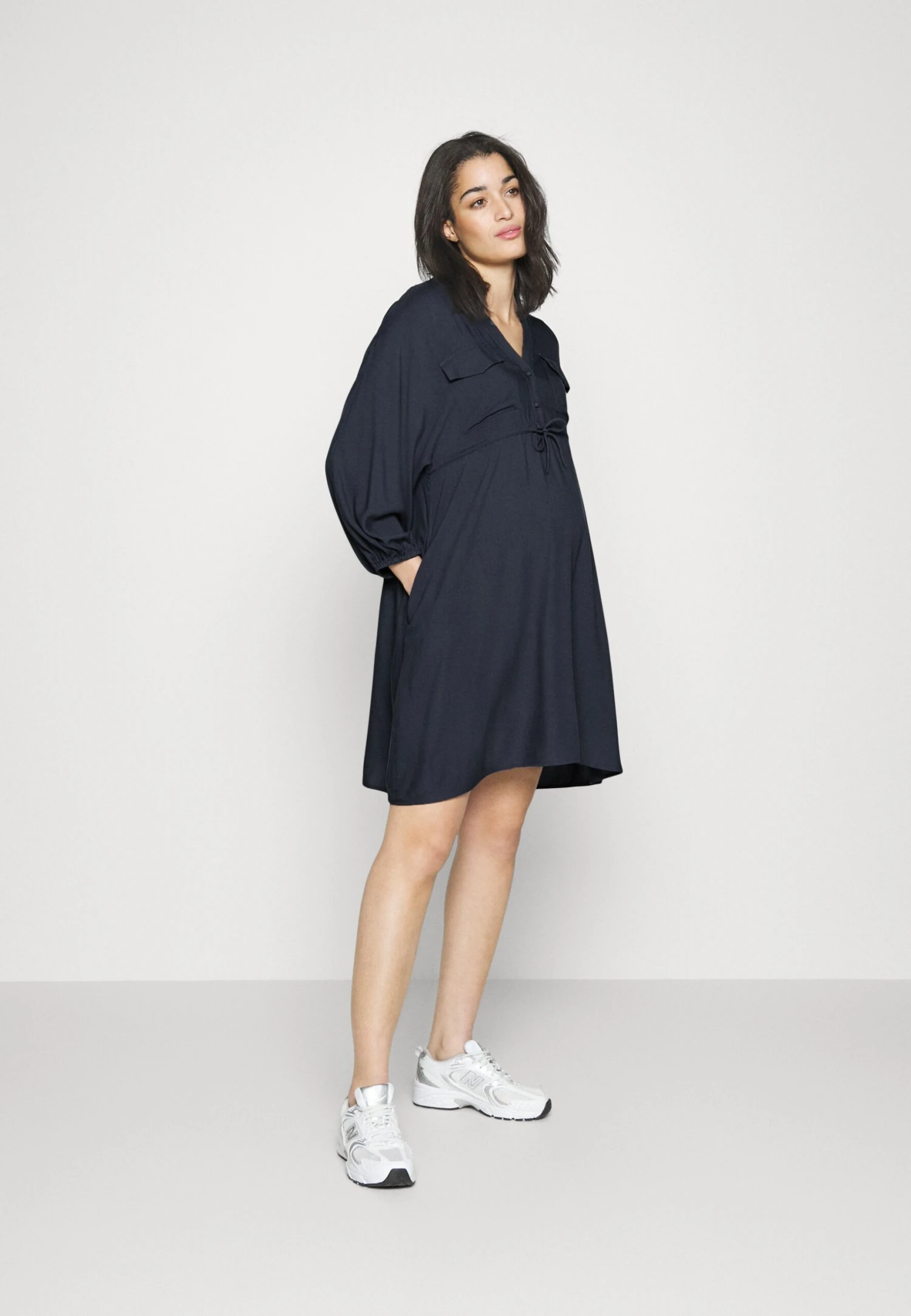 Vmmhenna Short Dress- Blousejurk - Ombre Blue 4 Vmmhenna Short Dress- Blousejurk - Ombre Blue - Afbeelding 2