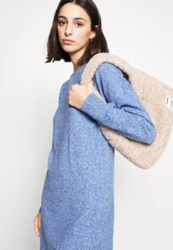 Vero Moda Tall Vmdoffy - Gebreide Jurk - Beaucoup Blue/W. Melange -Vero Moda Winkel eed949af7ebb4beea5ffeec110dc67d5
