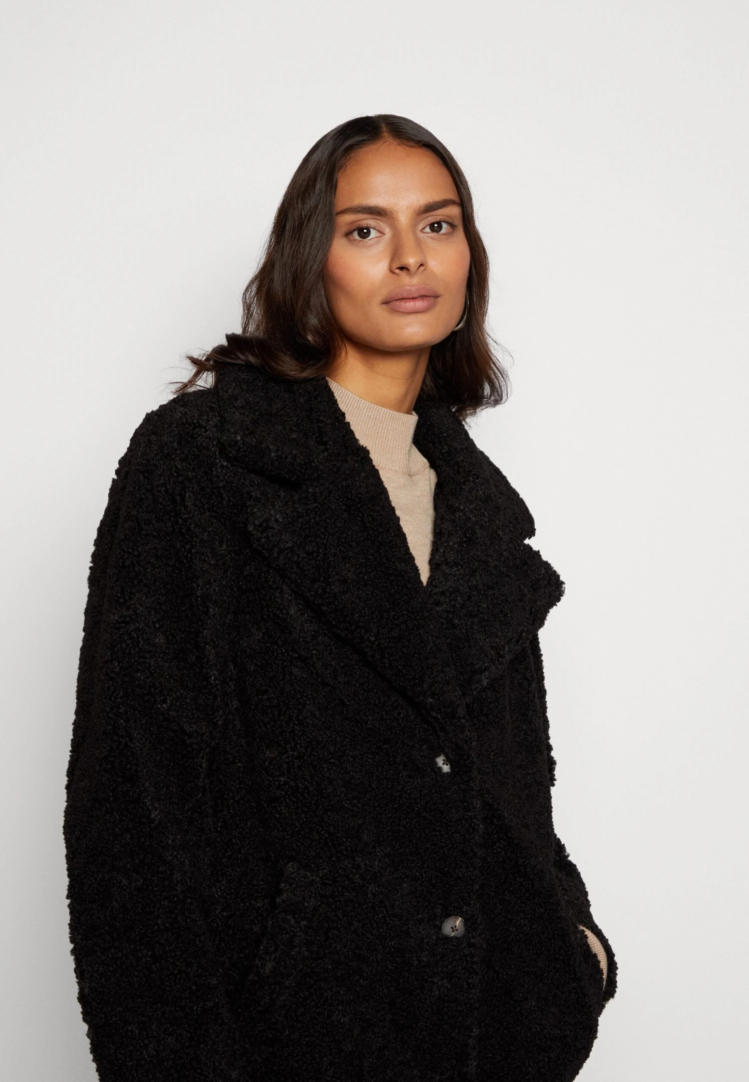 Vero Moda Vmkylie Coat - Winterjas - Black 6 Vero Moda Vmkylie Coat - Winterjas - Black - Afbeelding 4