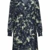 Vero Moda Curve Jurk - Navy Blazer/Abbi