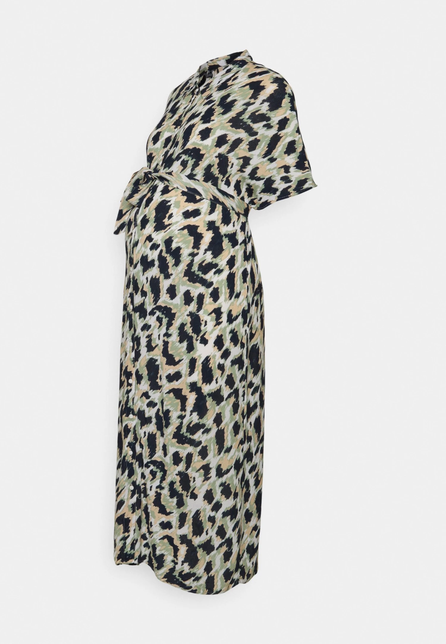 Vmmmenny Calf Shirt Dress- Blousejurk - Navy Blazer 6 Vmmmenny Calf Shirt Dress- Blousejurk - Navy Blazer - Afbeelding 4