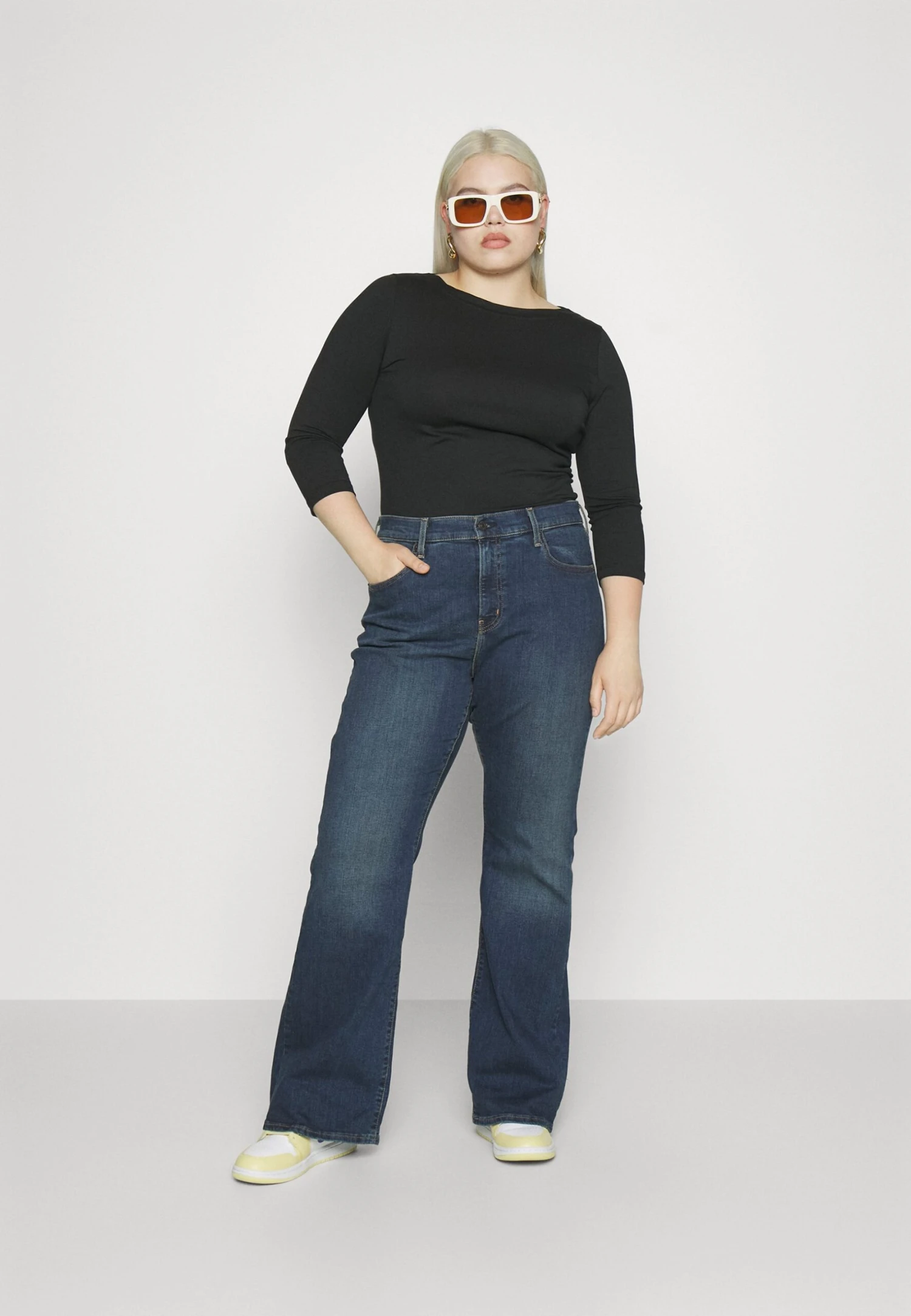 Vero Moda Curve Vmpanda- Longsleeve - Black 4 Vero Moda Curve Vmpanda- Longsleeve - Black - Afbeelding 2