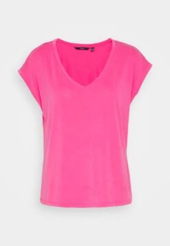Vero Moda Petite Vmfilli V Neck - T-Shirt Basic - Fuchsia Purple -Vero Moda Winkel f1a109bf542a4b2090e66474ef6fc095