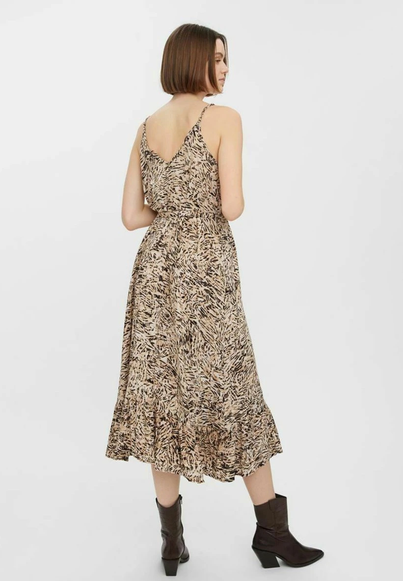 Vero Moda Vmeasy Strap Dress- Jurk - White Pepper 5 Vero Moda Vmeasy Strap Dress- Jurk - White Pepper - Afbeelding 3