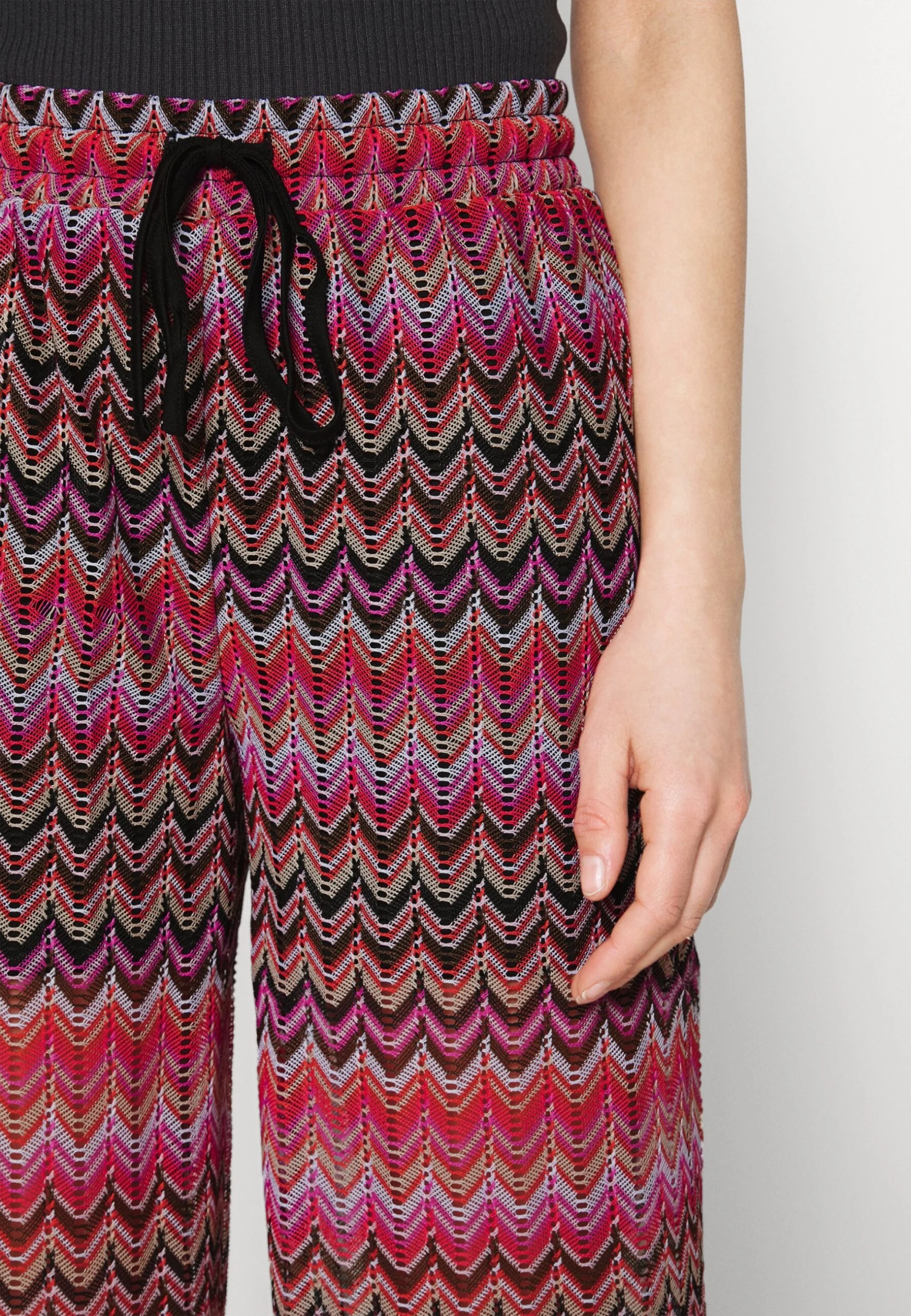 Vero Moda Petite Vmdicte Wide Pant- Broek - Bon Bon/Navy/Now 8 Vero Moda Petite Vmdicte Wide Pant- Broek - Bon Bon/Navy/Now - Afbeelding 6