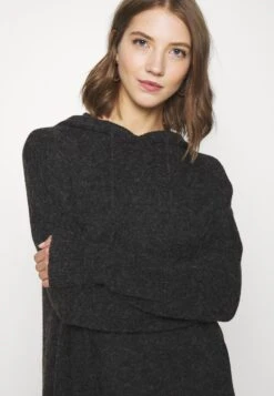 Vero Moda Vmdoffy Hood Dress - Gebreide Jurk - Black -Vero Moda Winkel f80feb3d0dd74b698e39f2a98525bfab