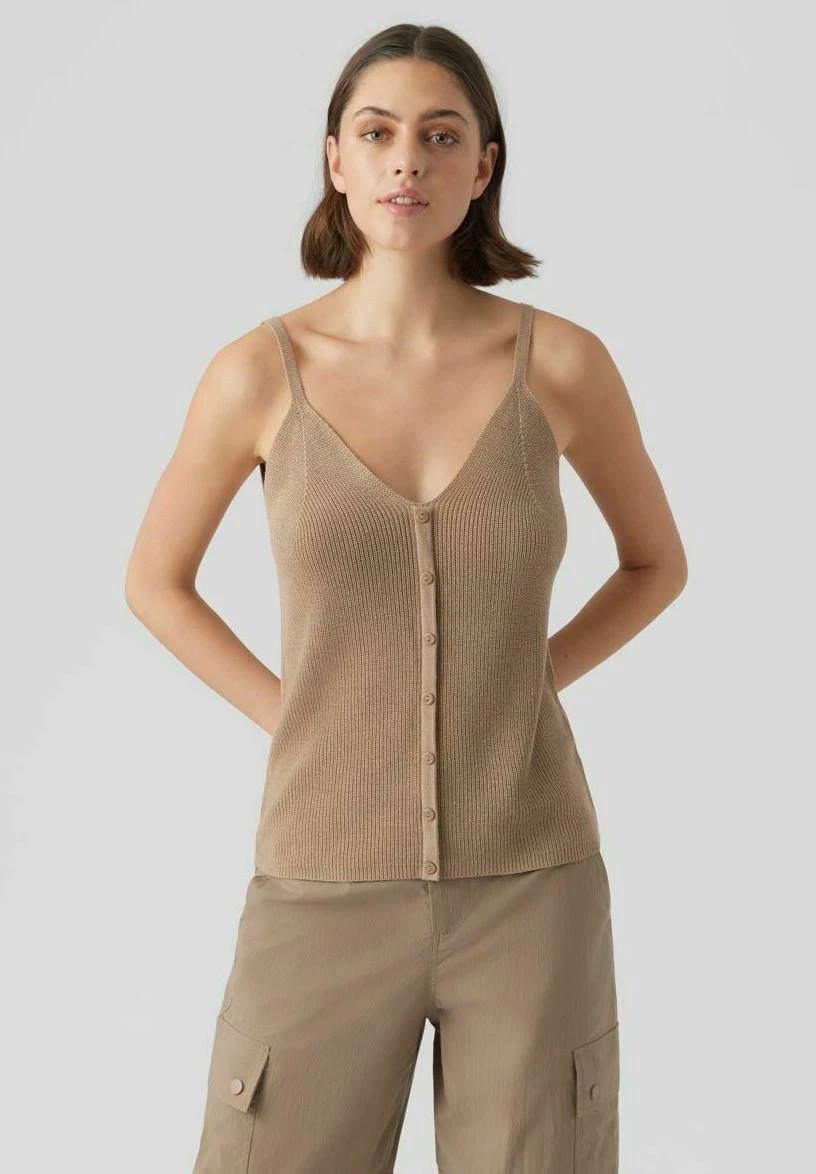 Vero Moda Top - Silver Mink 3 Vero Moda Top - Silver Mink