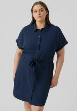 Vero Moda Curve Blousejurk - Navy Blazer