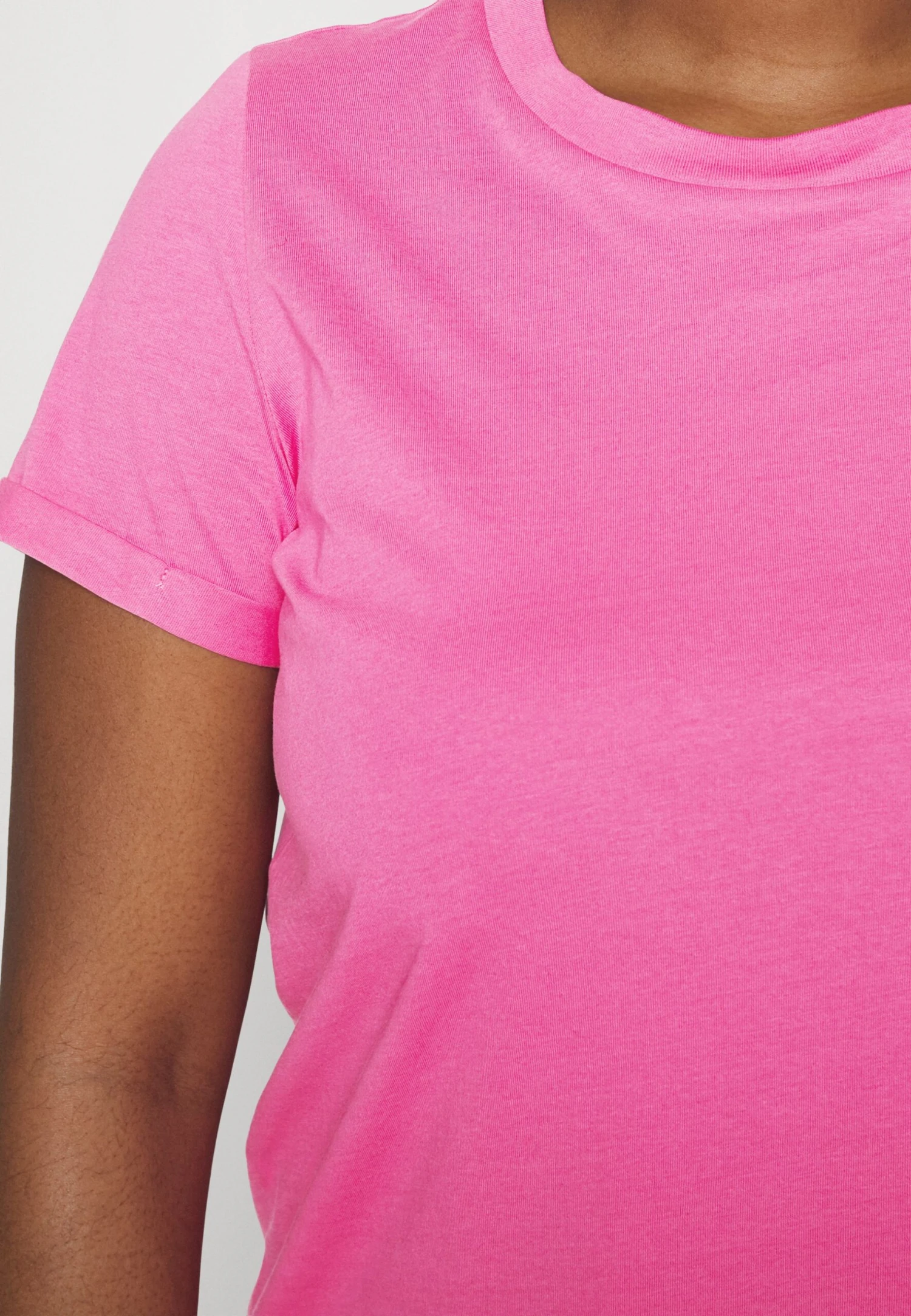 Vero Moda Curve Vmpaula - T-Shirt Basic - Shocking Pink 7 Vero Moda Curve Vmpaula - T-Shirt Basic - Shocking Pink - Afbeelding 5