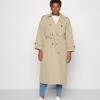Vero Moda Curve Vmchloe Long Trenchcoat - Trenchcoat - Silver Mink -Vero Moda Winkel fc92a6073e5d4127a0623ce1524a32fc