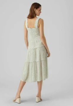 Vero Moda Menny Sl Smock Calf Wvn Ga - Jurk - Reseda 9 Vero Moda Menny Sl Smock Calf Wvn Ga - Jurk - Reseda -Vero Moda Winkel fc9ae82ef43741669706e32927c1216a