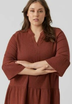 Vero Moda Curve Jurk - Marsala -Vero Moda Winkel fcdccf7a02d84d1291963146e4033ca2