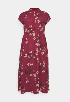 Vero Moda Curve Vmnewhallie S/S Tie Exp Cur - Blousejurk - Dry Rose -Vero Moda Winkel fd044006826848d59fe6269a259d15eb