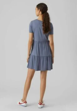 Vero Moda Filli Calia - Jerseyjurk - China Blue -Vero Moda Winkel fd88b2e95020448dbb244f4ffb7cbf8b