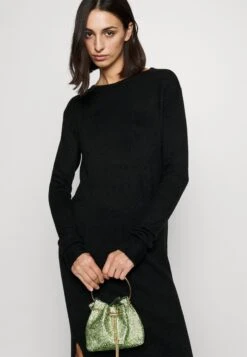 Vero Moda Tall Vmlefile Boatneck Calf Dress- Jurk - Black -Vero Moda Winkel fdcfe3b35b3a4b8eb4104d71f5b568ee