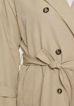 Vero Moda Curve Vmchloe Long Trenchcoat - Trenchcoat - Silver Mink -Vero Moda Winkel fe2608be360842cf962dc70cfb0b0884