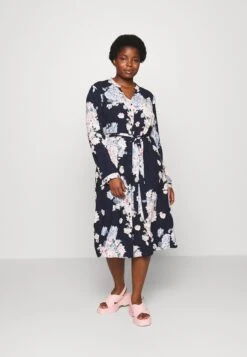 Vero Moda Curve Vmtally Dress - Blousejurk - Night Sky