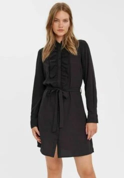 Vero Moda Mini Gerüschtes- Jurk - Black
