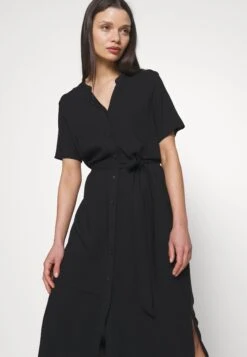 Vero Moda Petite Vmvica Shirt Dress - Blousejurk - Black -Vero Moda Winkel ffb98cd0d9d34e178834a4e75507c3e4